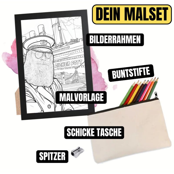 KÄPTN ZUR SEE | AUSMAL-SET